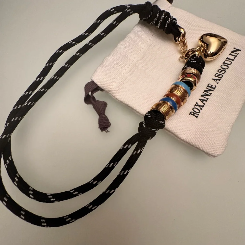 Roxanne Assoulin Black and Gold Beaded Necklace - Picture 3 of 4